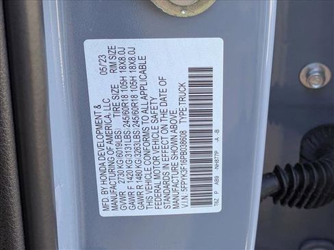 Certified 2023 Honda Ridgeline Sport image 23