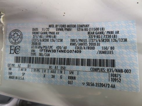 Used 2022 Ford F350 King Ranch w/ King Ranch Ultimate Package image 63