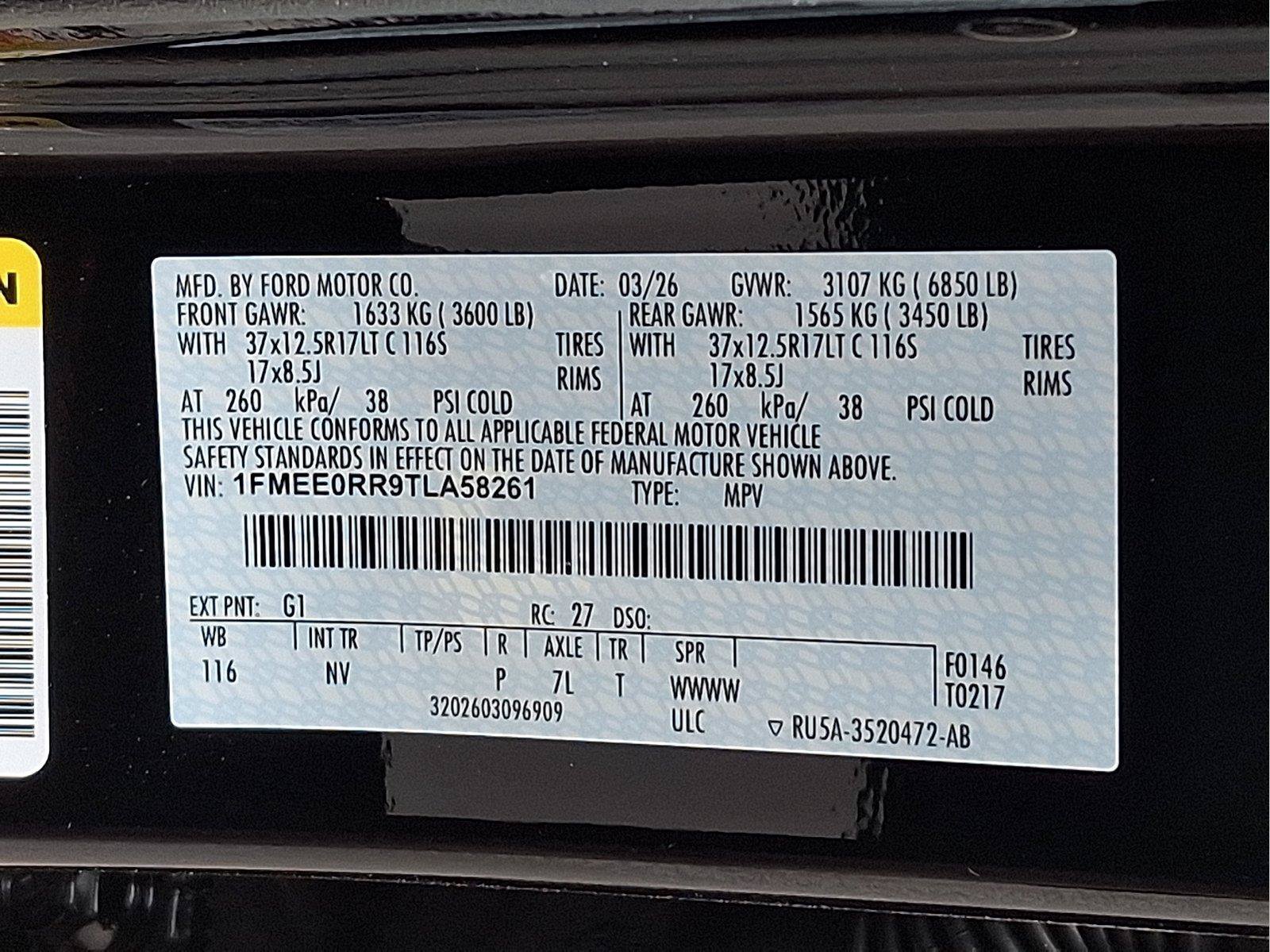 New 2026 Ford Bronco Raptor w/ Interior Carbon Fiber Pack AWD/4WD image 18