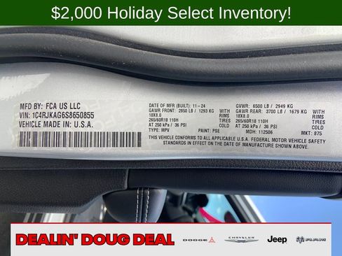 New 2025 Jeep Grand Cherokee L Laredo w/ Luxury Tech Group I image 32