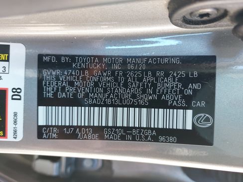 Used 2020 Lexus ES 350 w/ Premium Package image 39