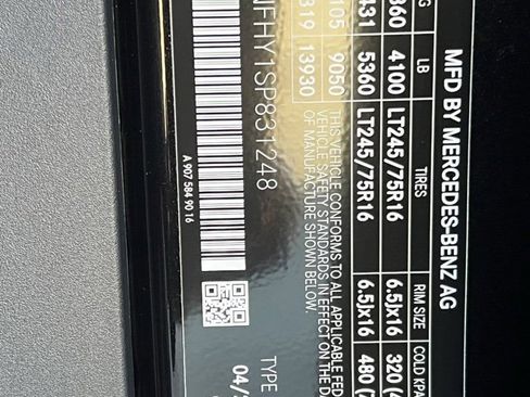 New 2025 Mercedes-Benz Sprinter 2500 image 10