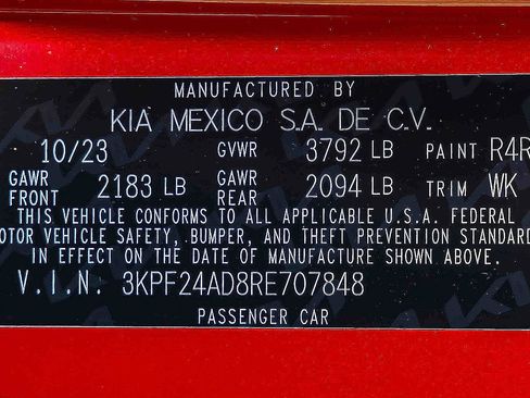Certified 2024 Kia Forte LXS w/ LXS Technology Package FWD image 27