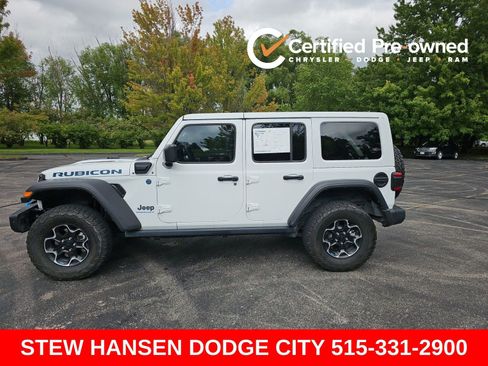 Used 2023 Jeep Wrangler Unlimited Rubicon 4xe w/ Steel Bumper Group AWD/4WD image 1