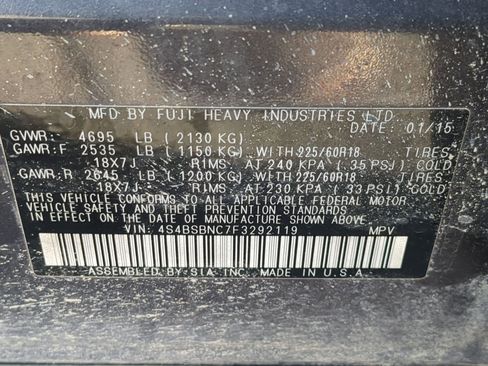 Used 2015 Subaru Outback 2.5i Limited image 38