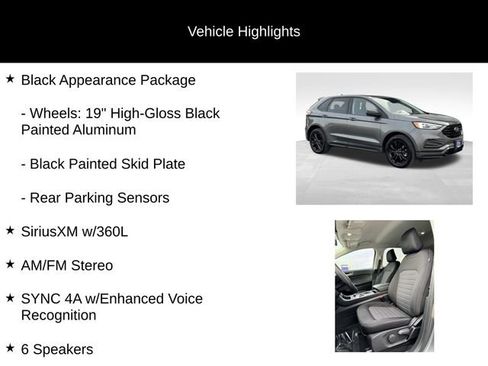Certified 2024 Ford Edge SE w/ Black Appearance Package image 18