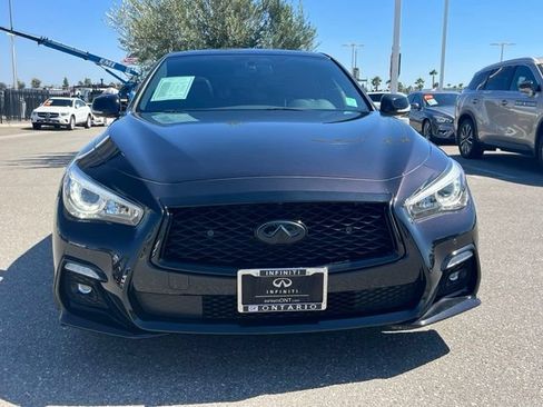 Certified 2023 INFINITI Q50 Red Sport 400 w/ Black Opal Edition RWD image 4