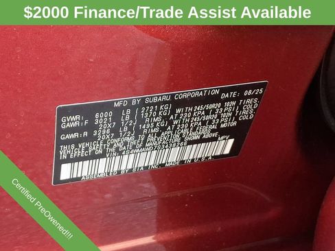 Used 2025 Subaru Ascent Bronze Edition AWD/4WD image 16