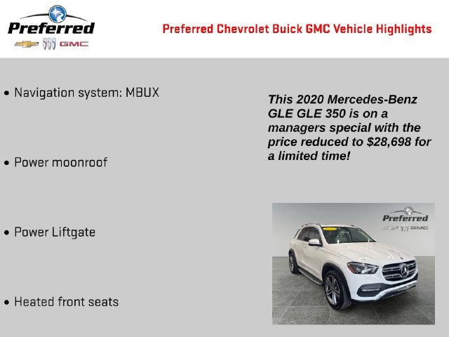 Used 2020 Mercedes-Benz GLE 350 image 2