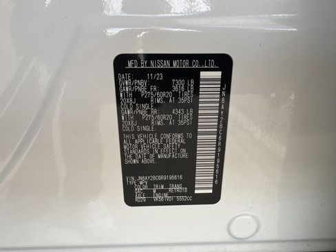 Used 2024 Nissan Armada SL w/ Cargo Package RWD image 31