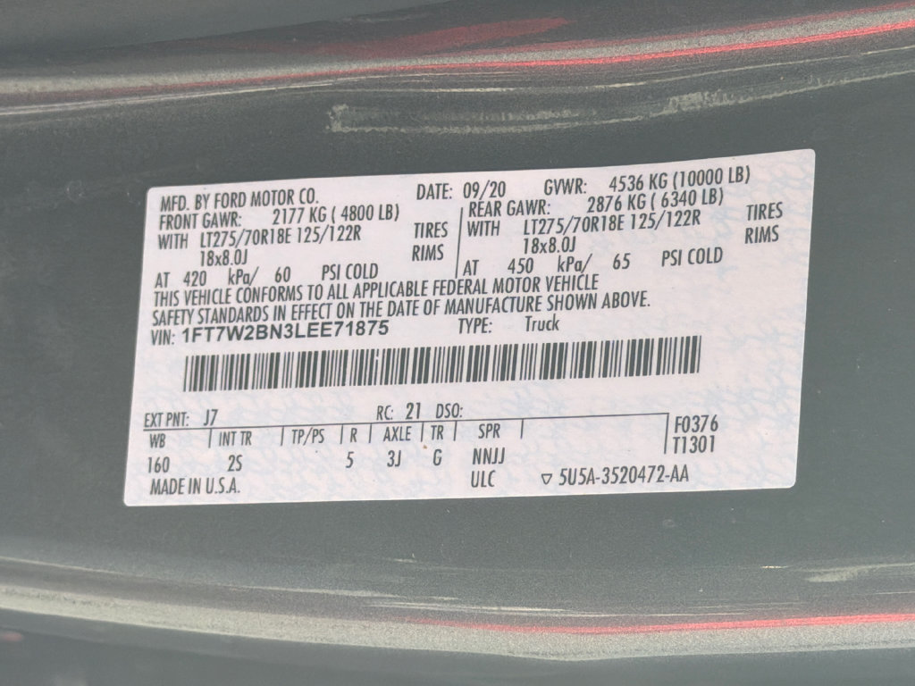 Used 2020 Ford F250 XLT w/ XLT Premium Package AWD/4WD image 31