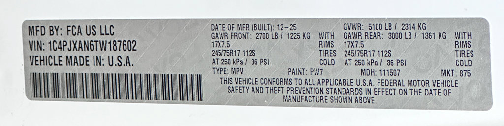 New 2026 Jeep Wrangler Sport AWD/4WD image 48
