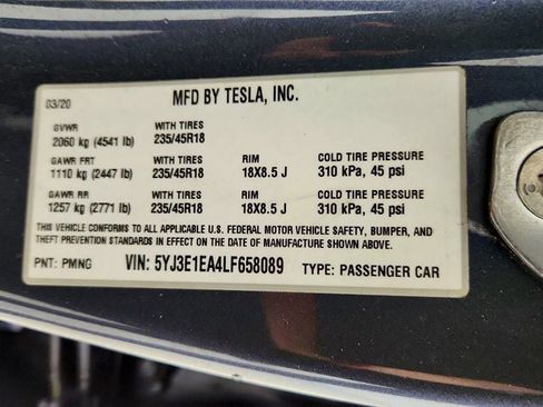 Used 2020 Tesla Model 3 Standard Range RWD image 22