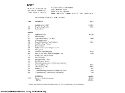 Certified 2023 Mercedes-Benz C 300 Sedan image 4