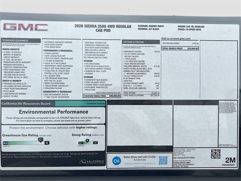 New 2026 GMC Sierra 2500 Pro w/ Convenience Package image 19