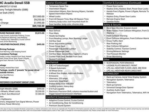 Used 2026 GMC Acadia Denali w/ Super Cruise Package AWD/4WD image 7