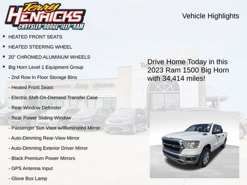 Used 2023 RAM 1500 Big Horn AWD/4WD image 4