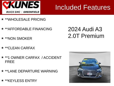 Used 2024 Audi A3 2.0T Premium FWD image 3