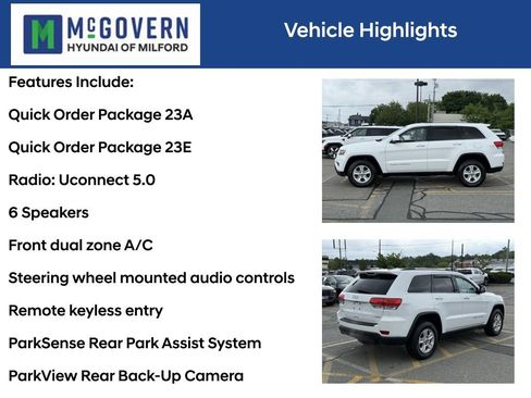 Used 2016 Jeep Grand Cherokee Laredo w/ Quick Order Package 23E AWD/4WD image 4