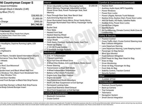 Certified 2025 MINI Cooper Countryman S AWD/4WD image 9