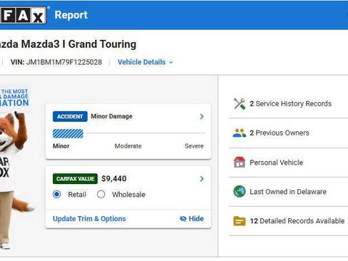 Used 2015 MAZDA MAZDA3 i Grand Touring FWD image 3