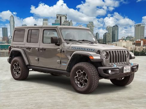 Used 2021 Jeep Wrangler Unlimited Rubicon 4xe w/ Steel Bumper Group AWD/4WD image 3