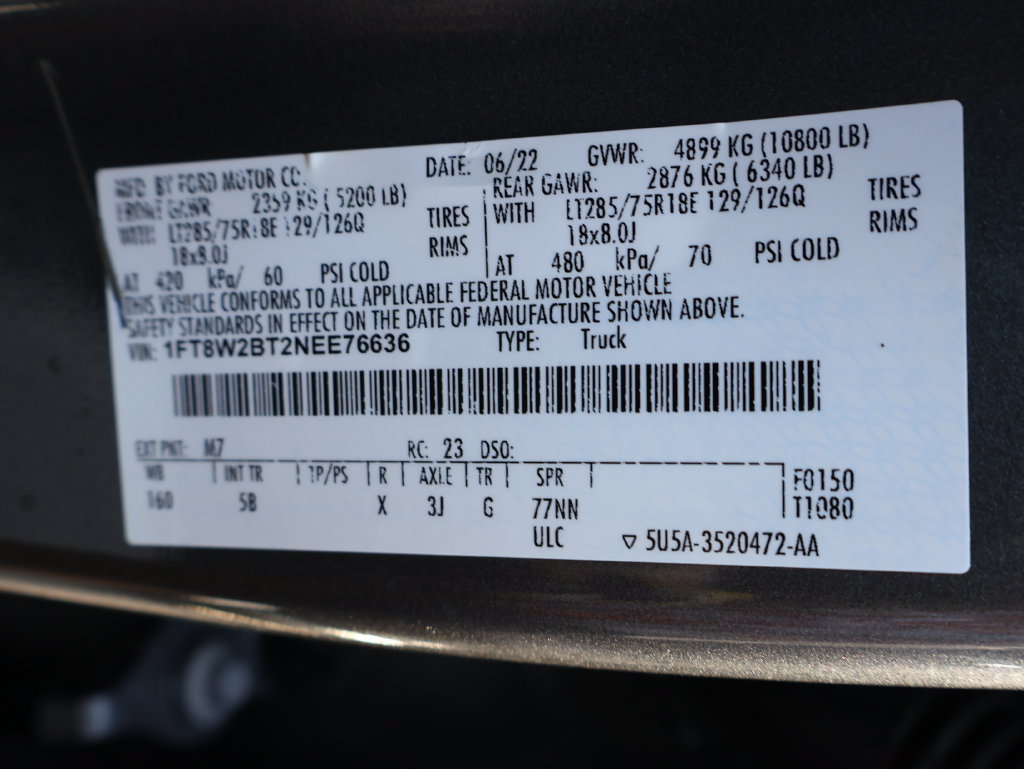 Used 2022 Ford F250 Lariat w/ Tremor Off-Road Package AWD/4WD image 41