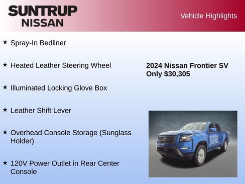 Used 2024 Nissan Frontier SV w/ SV Convenience Package image 30
