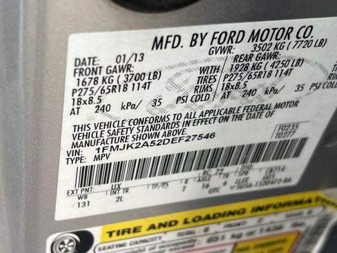 Used 2013 Ford Expedition EL Limited image 25