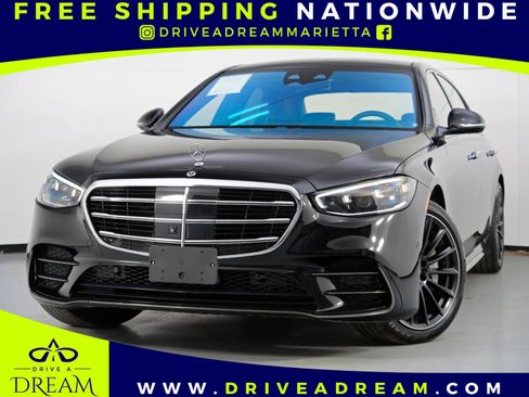 Used 2023 Mercedes-Benz S 500 S 500 w/ AMG Line, Night & 3D image 1