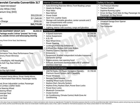 Used 2009 Chevrolet Corvette Convertible w/ Preferred Equipment Group RWD image 19
