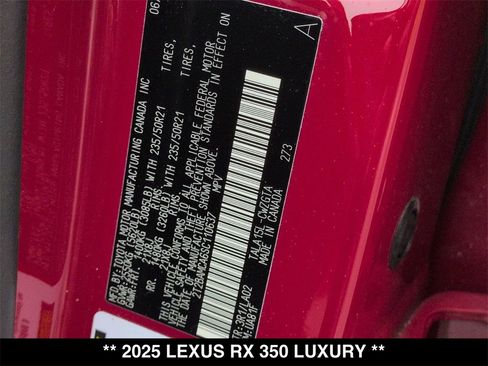 Used 2025 Lexus RX 350 AWD w/ Convenience Package image 31