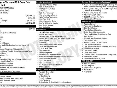 Used 2025 Toyota Tacoma SR5 AWD/4WD image 34