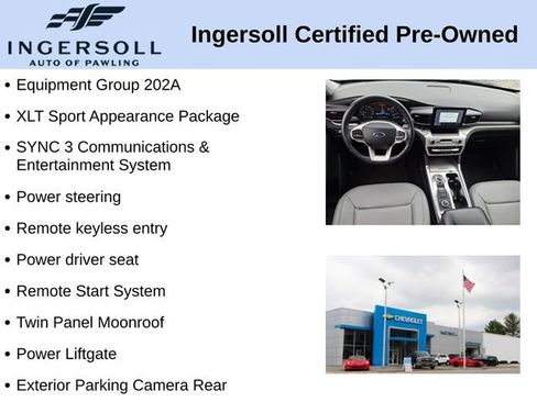 Used 2021 Ford Explorer XLT w/ Equipment Group 202A AWD/4WD image 10