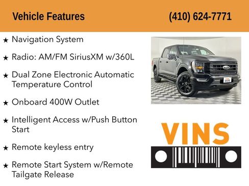 Used 2023 Ford F150 XLT w/ Equipment Group 302A High image 5