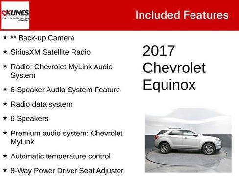 Used 2017 Chevrolet Equinox Premier w/ Enhanced Convenience Package image 2