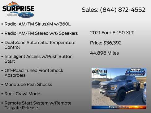 Used 2021 Ford F150 XLT w/ Equipment Group 302A High AWD/4WD image 19