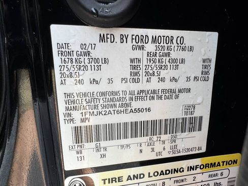 Used 2017 Ford Expedition EL Limited AWD/4WD image 28