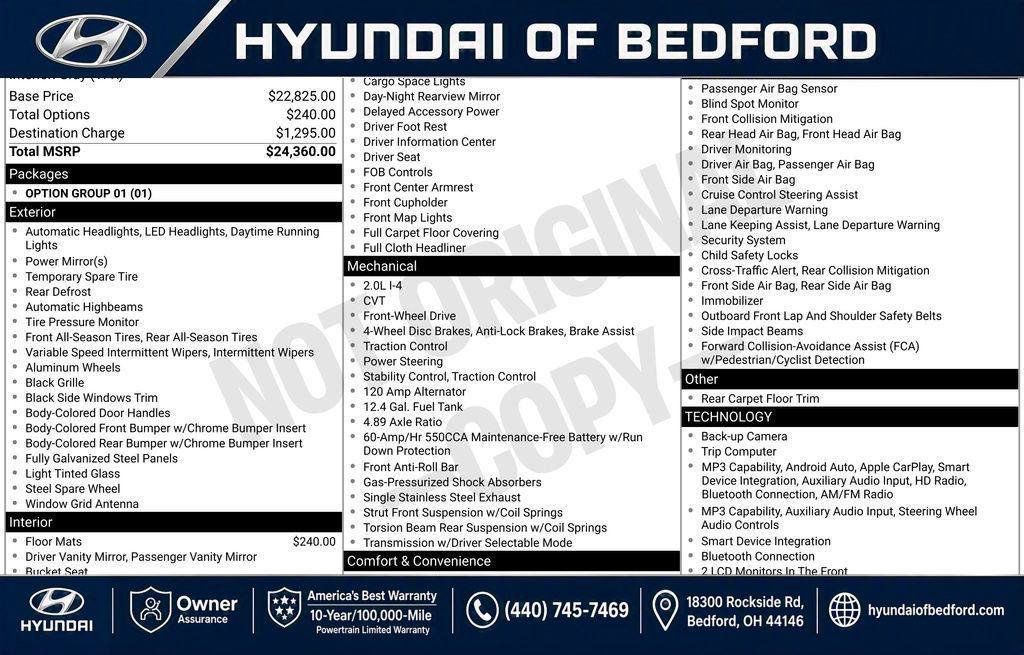 New 2026 Hyundai Elantra SE FWD image 36