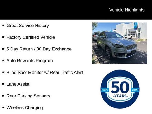 Used 2020 Lincoln Nautilus Reserve w/ Cargo Utility Package AWD/4WD image 8