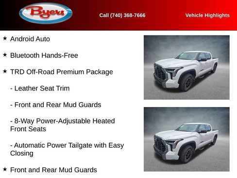 Used 2026 Toyota Tundra SR5 w/ TRD Off-Road Premium Package AWD/4WD image 10