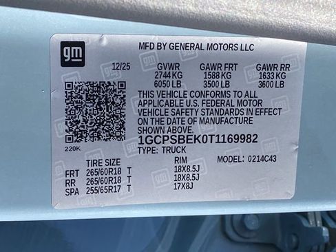 New 2026 Chevrolet Colorado W/T w/ WT Custom Package image 31