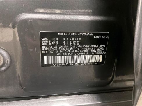 Used 2018 Subaru Legacy 2.5i Limited image 35