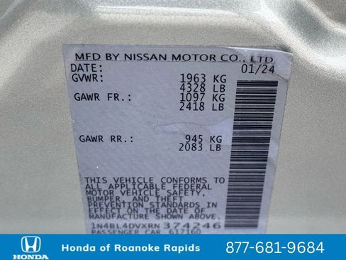 Used 2024 Nissan Altima 2.5 SV image 40