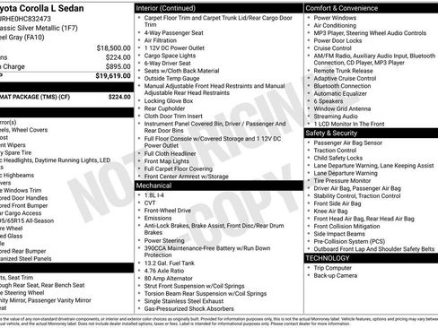 Used 2017 Toyota Corolla L w/ Carpet Mat Package (TMS) image 24