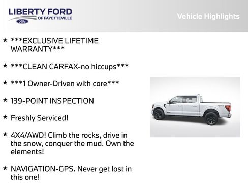 Used 2025 Ford F150 Lariat w/ Equipment Group 501A Mid AWD/4WD image 5