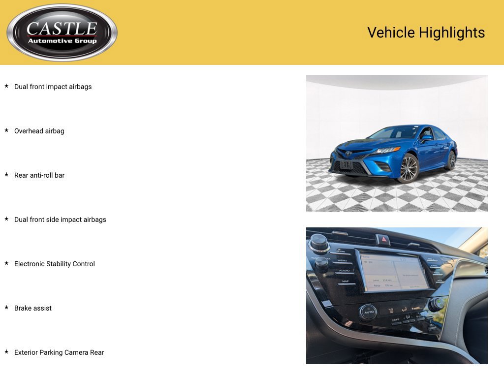 Used 2019 Toyota Camry SE FWD image 7