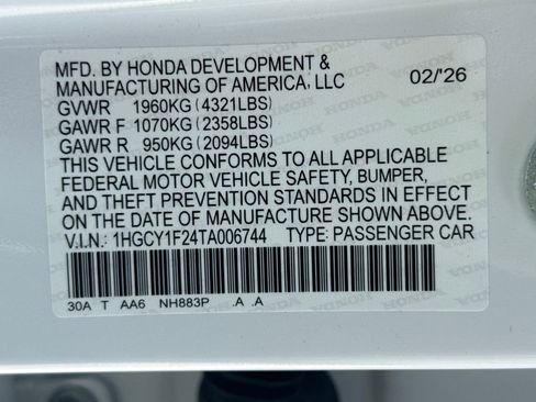 New 2026 Honda Accord LX image 38