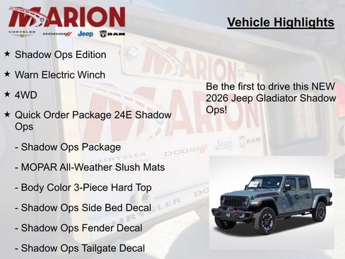New 2026 Jeep Gladiator Mojave AWD/4WD image 5