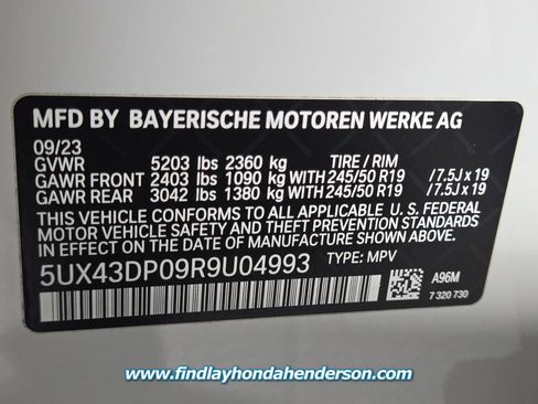 Used 2024 BMW X3 sDrive30i w/ Premium Package RWD image 14